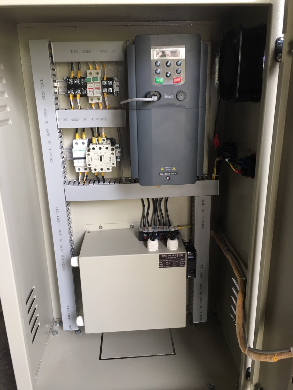 Máy biến tần đầu ra sóng Sin chuẩn tần số 400Hz - Ảnh 3