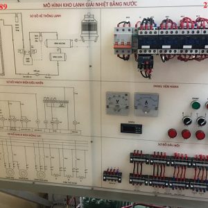 Mô hình kho lạnh giải nhiệt bằng nước